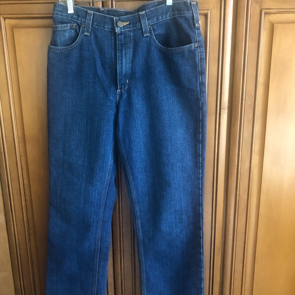 Carhartt Men's Deep Blue Straight Jeans